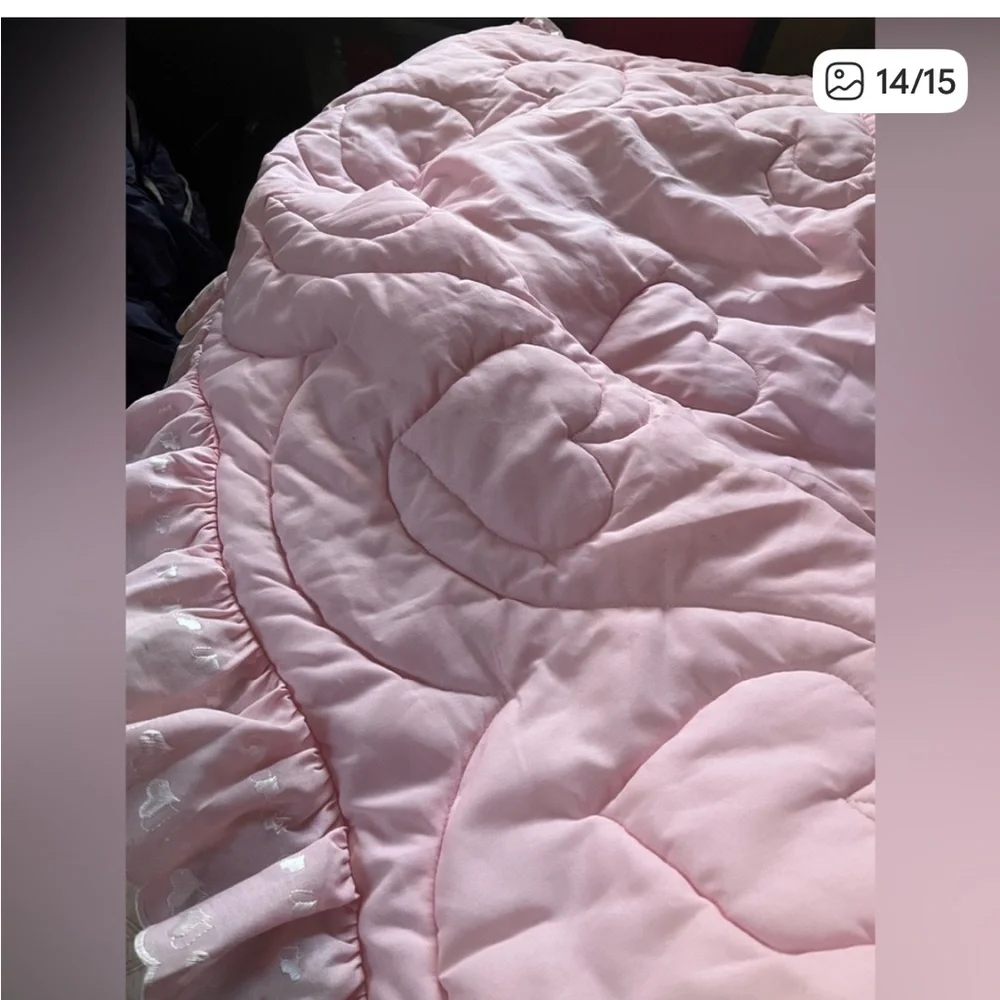 Canopy cover, bed spread, dust ruffle